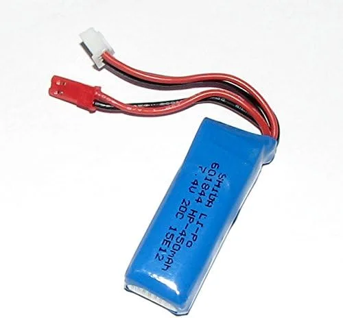 Vista 8 de 7.4V/2S 450mAh 20C LiPO batería JST Plug