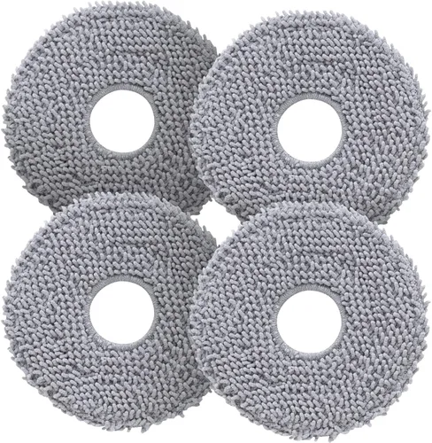roborock Paquete de 4 Paños de Microfibra para Trapeador para QV 35A/QV 35S/QR 5T7/QR 598/QR 798/QR T78/Qrevo L/QV 798/QX Revo