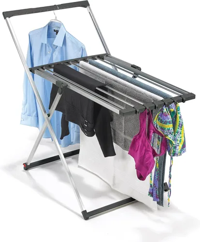 Vista 2 de Polder DRY-9070 Soporte de secado de ropa ultraligero 44" x 24" x 43", aluminio