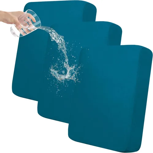 Vista 73 de Easy-Going Fundas de cojín 100% impermeables de 3 piezas para sofá seccional, izquierdo/derecho en forma de L, funda antideslizante para sofá, 2