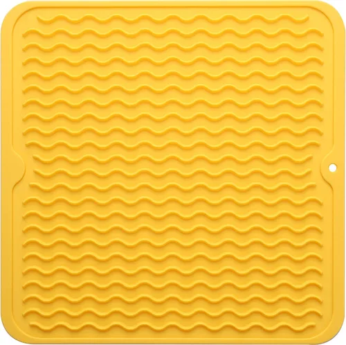 Vista 814 de MicoYang Alfombrilla de Silicona para Secar Platos de Múltiples Usos, Fácil de Limpiar, Ecológica, Alfombrilla de Silicona Resistente al Calor