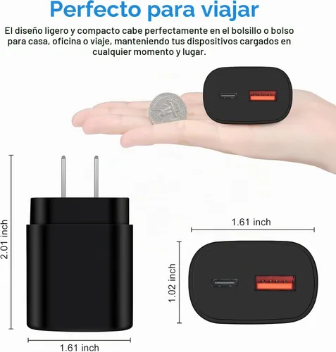 Vista 7 de Cable de carga rápida magnético del cargador del reloj de Samsung del USB C Negro