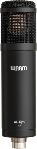 Vista 3 de Micrófono de condensador de diafragma grande Warm Audio WA-47jr SE, negro