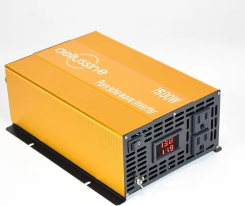 Vista 9 de Inversor de onda sinusoidal pura de 1000 W, convertidor de corriente de 48 V CC a 110 V 120 V CA con 2 salidas de CA, inversor de corriente de 48