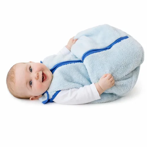 Vista 13 de Baby Deedee Sleep Nest Teddy - Saco de dormir para bebé, dinosaurio peludo, pequeño (0-6 meses)