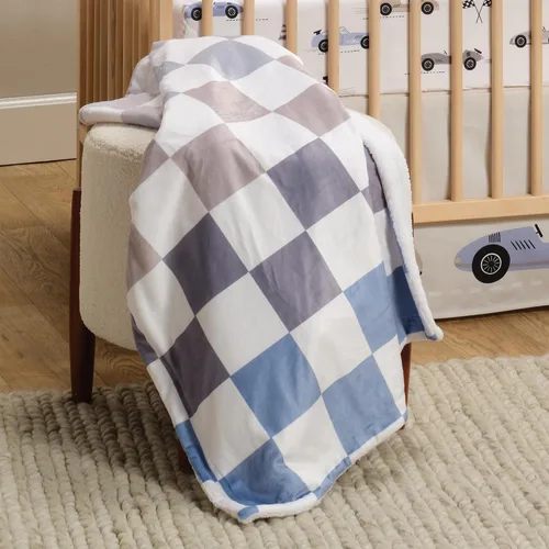 Vista 9 de Lambs & Ivy – Juego de cama para cuna de 3 piezas, diseño de autos/transporte, para bebé