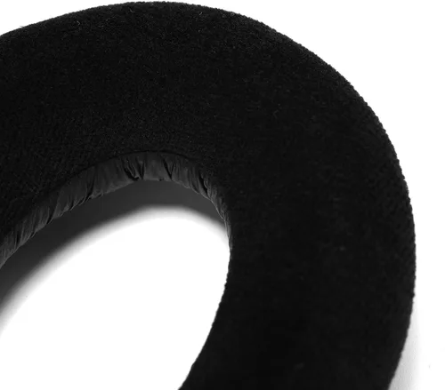 Vista 5 de 1 par de fundas de espuma de terciopelo negro para auriculares con 2 espuma acústica, 1 cojín para la cabeza