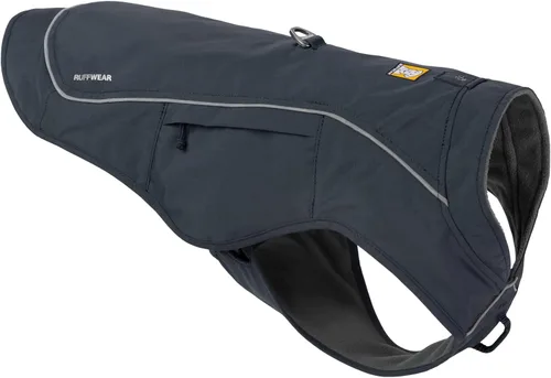 Vista 7 de Ruffwear, Combo de arnés y chaqueta fusible para perros, gris basalto, talla XL