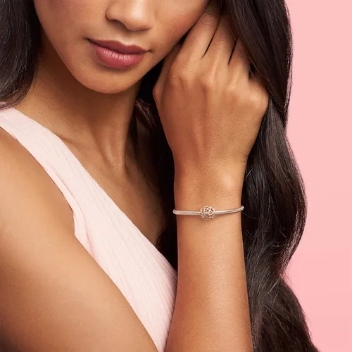 Vista 2 de PANDORA Joyería Abre tu corazón Rose Charm