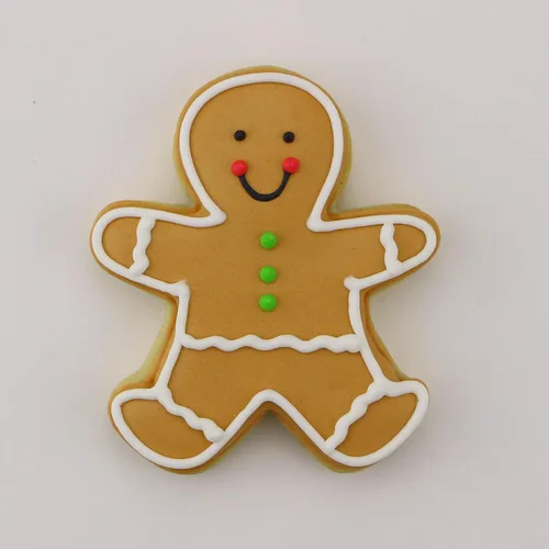 Vista 7 de Happy Gingerbread Man - Cortador de galletas, 3" por Ann Clark Cookie Cutters