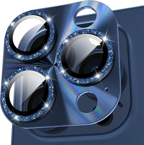 Vista 14 de YWXTW Protector de lente de cámara para iPhone 14 Pro Max/iPhone 14 Pro, [gradiente láser de litografía] [fortalecimiento 5X] Protector de pantalla