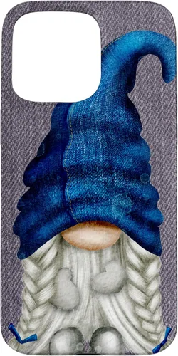 Vista 30 de Funny Gnome Girl with Blue Jeans for Women Cute Denim Case for iPhone 17