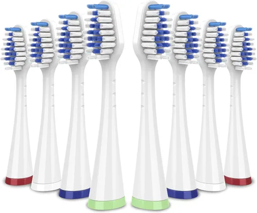 Vista 9 de Cabezales de repuesto para cepillo de dientes Waterpik Complete Care 5.0/9.0 (CC-01/WP-861), STRB-4WW, (paquete de 4, blanco)