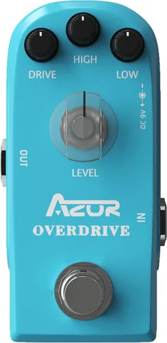 Vista 14 de AZOR - Pedal de efecto de guitarra para bajo de 5 bandas, ecualizador de pedal de efectos para bajo eléctrico, True Bypass, aleación de aluminio