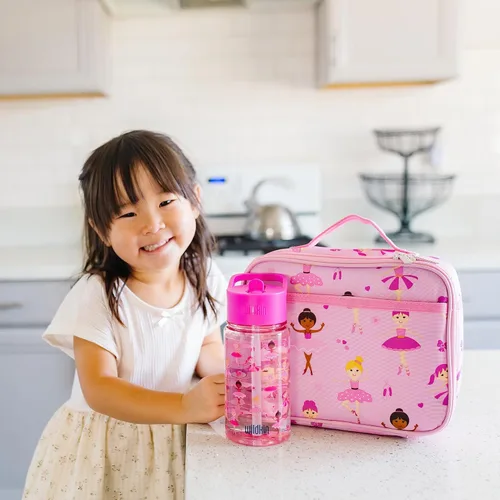 Vista 2 de Wildkin Lonchera para niños con aislamiento – Durable y reutilizable para la escuela y los viajes - Bailarina