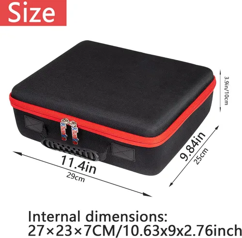 Vista 2 de khanka Estuche de almacenamiento rígido de repuesto para sierra caladora Milwaukee M18 Fuel D-Handle 2737-20, solo funda