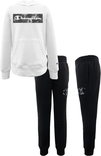 Champion Hertiage 2-7 - Pantalones deportivos de forro polar con capucha para niño