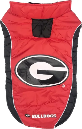 Vista 16 de Pets First Collegiate Clemson Tigers - Chaleco acolchado para perros y gatos. Talla S. Abrigo cálido, acogedor e impermeable, para perros y gatos