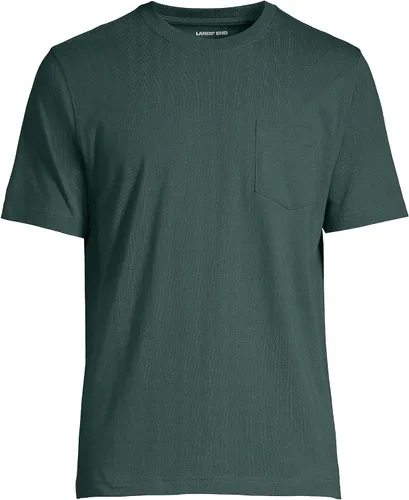 Vista 3 de Lands' End Camiseta de manga corta Super-T con bolsillo para hombre