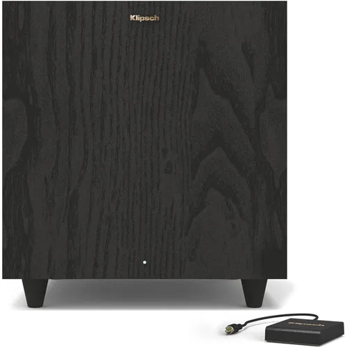 Klipsch R-80SWi parlante de graves inalámbrico de 8 pulgadas 150W con controlador de alto rendimiento para bajos profundos color negro