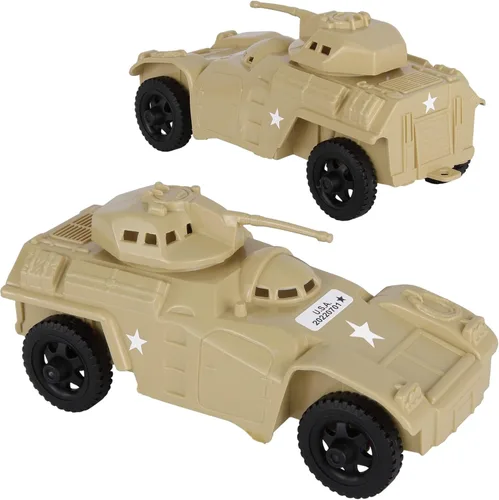 Vista 12 de TimMee Recon Patrol Coches blindados - Vehículos exploradores de plástico negro para hombres