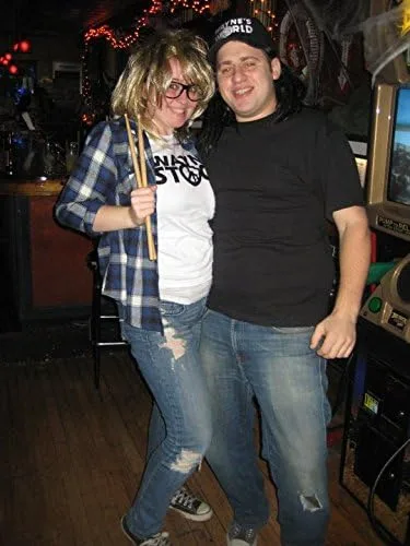 Vista 4 de My Party Shirt Gorra de béisbol Wayne's World Negro, Negro -, S a L