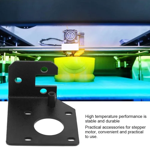 Vista 2 de Nema 17 Soporte de montaje de motor paso a paso, eje Y/eje de alúmina 3D soporte para impresora 3D Accesorios de repuesto con tornillos, para CR-10
