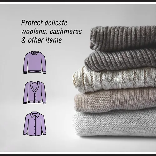 Vista 6 de Moth-Tek Snowhite - Paquetes de bolas de polilla perfumadas de lavanda, 12 onzas (6)