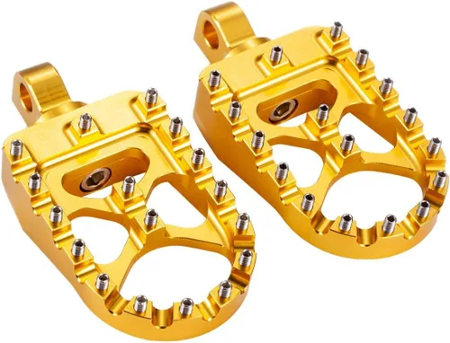 Vista 10 de Hopider CNC - Estriberas de pie ancho con giro de 360°, estilo MX Chopper Bobber, para Harley Dyna Sportster Fatboy Iron 883, Negro