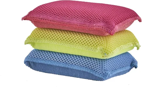 Vista 21 de Esponjas de microfibra para platos, esponjas de cocina, esponja antiarañazos, esponjas de limpieza para el hogar, suministros de limpieza multiusos