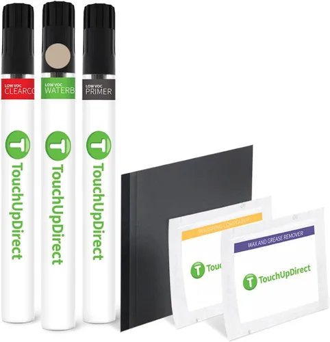 Vista 120 de TouchUpDirect QM1 Cloud White compatible con Pintura de retoque en aerosol Nissan Exact Match - Kit esencial