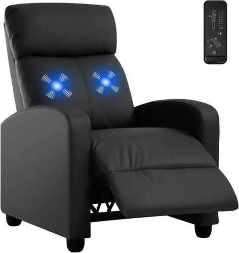 Vista 9 de Silla reclinable de masaje para sala de estar, sofá individual, silla de lectura ajustable, moderna y ergonómica reclinable, silla de club, asiento