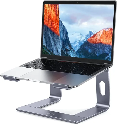 Vista 11 de BESIGN LS03 - Soporte elevador de aluminio para laptop, ergonómico y desmontable, elevador para computadora, compatible con MacBook Air Pro, Dell