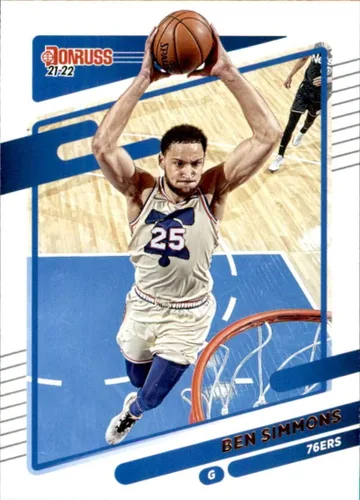2021-22 Donruss #5 Ben Simmons Philadelphia 76ers NBA Basketball Trading Card