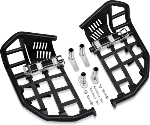 Vista 3 de JY PERFORMANCE Barra Nerf compatible con Yamaha YFZ450 YFZ 450 1999-2022 Protector de talón (no se adapta a YFZ 450R) (negro)