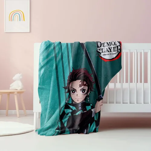 Vista 3 de Demon Slayer Tanjiro 45 x 60 Inch Fleece Throw Blanket