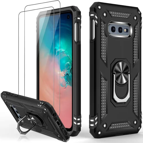 Vista 8 de IKAZZ Funda para Galaxy A10e con protector de pantalla, grado militar, a prueba de golpes, resistente, pasa prueba de caída de 16 pies con soporte