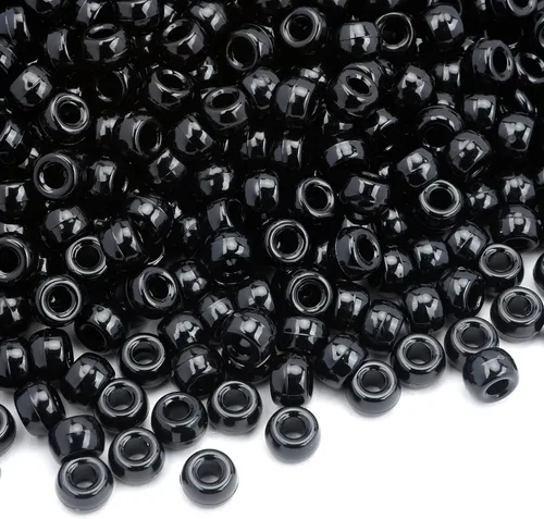 Vista 47 de Cuentas de poni, 4000 unidades, cuentas para pulseras, cuentas para el cabello, cuentas para hacer joyas, cuentas de plástico para manualidades
