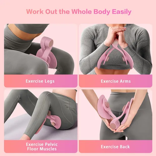 Vista 4 de Thigh Master Thigh Exerciser, Inner Thigh Exercise Equipment with Counter, Kegel Exercise Products, Hip and Pelvic Floor Muscle Trainer Products for