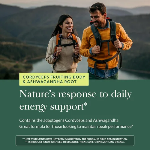 Vista 5 de Gaia Herbs Adaptogen Performance Hongos y Hierbas - Suplemento de apoyo energético para ayudar a mantener la resistencia y la resistencia*