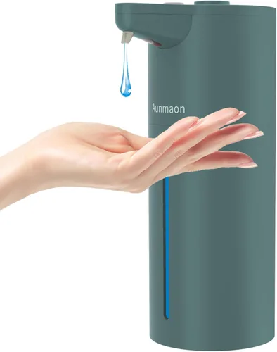 Vista 8 de Aunmaon Dispensador Automático de Jabón Sin Contacto, Manos Libres, Volumen Multi Ajustable, Batería de Larga Duración, Compatible con Jabón Espeso