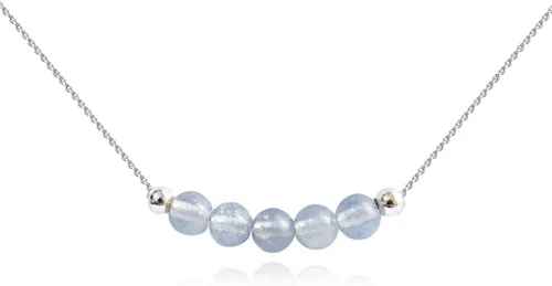 Vista 49 de Crystal Pendant Necklace 925 Sterling Silver Chain Necklace Adjustable Healing Crystal Necklace For Women