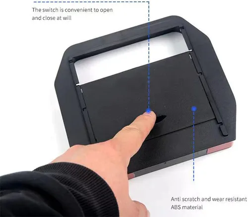 Vista 4 de Caja de almacenamiento de consola central de automóvil ABS para Land Rover Defender 110 2020-2021 (estilo 7)