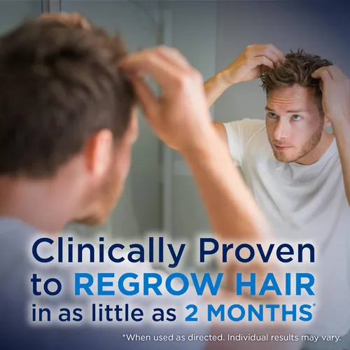 Vista 2 de Yaxa Basic Care Minoxidil Aerosol Tópico, Espuma al 5% Tratamiento para el Crecimiento del Cabello para Hombres, Sin Fragancia, Suministro de 3