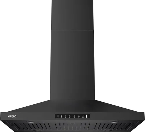 Vista 11 de Campana extractora para isla de 30 pulgadas, campana de cocina de 390 CFM con control táctil/gestual de doble cara, campana extractora de techo