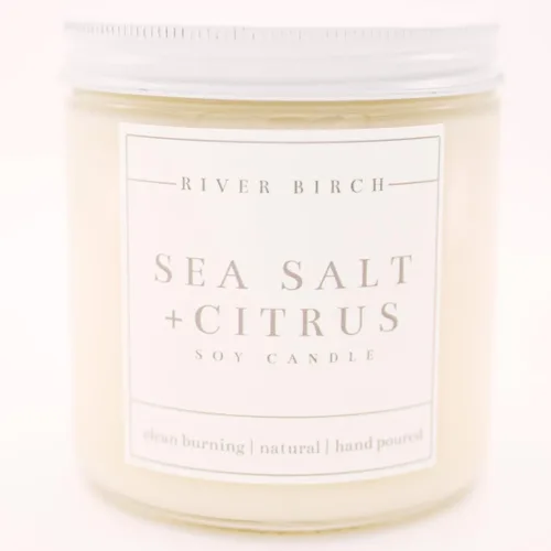 Vista 69 de River Birch Candles - Vela perfumada de menta y pomelo, velas de soja de primera calidad, totalmente naturales, no tóxicas, 16 onzas, 90 horas