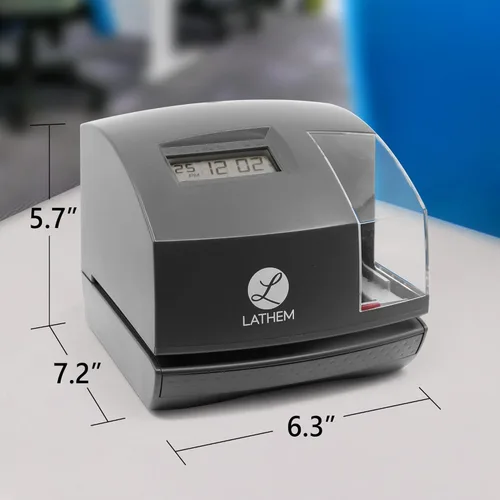 Vista 4 de Lathem, reloj con tecnología Tru-Align