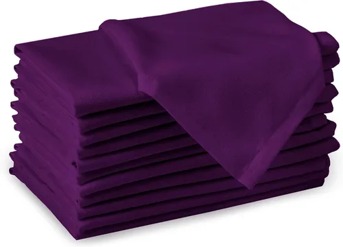 Vista 26 de Encasa XO Juego de 6 servilletas de tela de ladrillo, 17 x 17 pulgadas, servilletas de cena de algodón de color sólido, servilletas de boda lavables