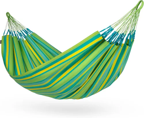 Vista 21 de LA SIESTA Brisa Hamaca Clásica, Hecha a Mano, Resistente a la Intemperie, Resistente a Desgarros para Relajación Interior y Exterior, Tamaño-King
