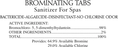 Vista 5 de SpaChoice Paquete de 2 pestañas de bromación prémium de 1.5 libras, desinfectante para spas, tabletas de bromo para bañera de hidromasaje de spa